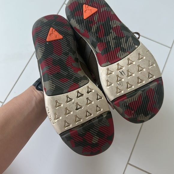 PLAE miles DRAGON SCALES Brown and Orange Casual Sneakers size 4 - Picture 6 of 6